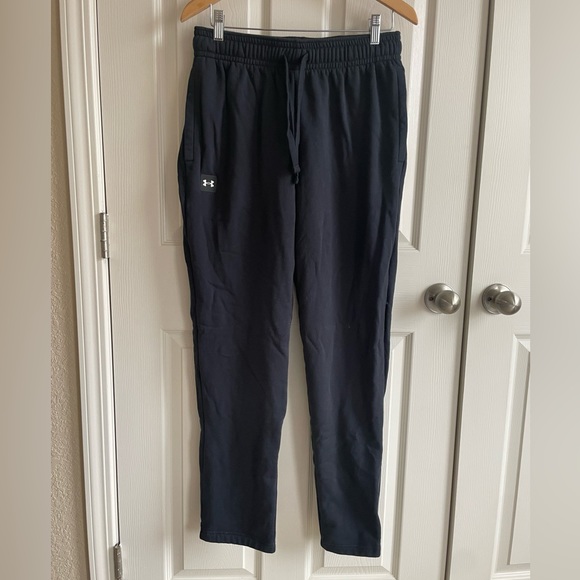 Under Armour Other - Under Armour Men's Large Jogger Sweat Athletic Pants Black Drawstring Waistband